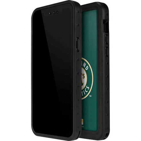 MLB Oakland Athletics Split iPhone 15 Plus Waterproof Case